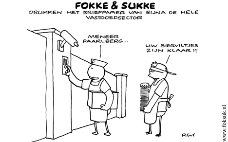 F&S drukken het briefpapier van bijna de hele vastgoedsector (NRC, wo, 31-03-10)