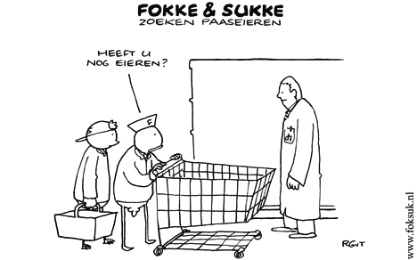 F&S zoeken paaseieren (NRC, za, 03-04-10)