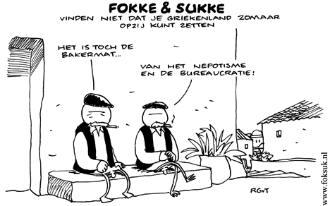 F&S vinden niet dat je Griekenland zomaar opzij kunt zetten (NRC, ma, 26-04-10)