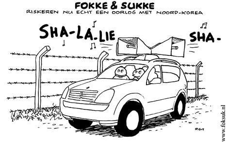 F&S riskeren nu echt een oorlog met Noord-Korea (NRC, di, 25-05-10)