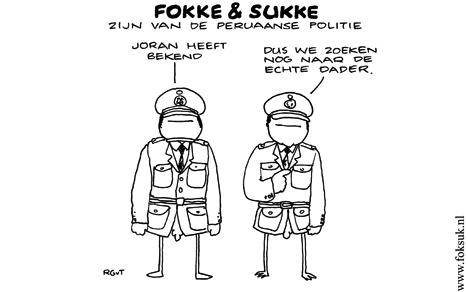 F&S zijn van de Peruaanse politie (NRC, di, 08-06-10)