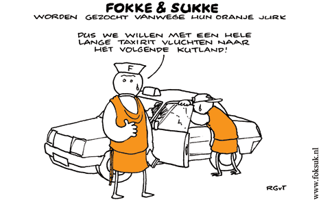 F&S worden gezocht vanwege hun oranje jurk (NRC, do, 17-06-10)