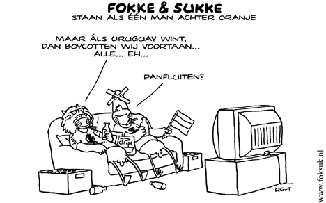 F&S staan als één man achter Oranje (NRC, di, 06-07-10)