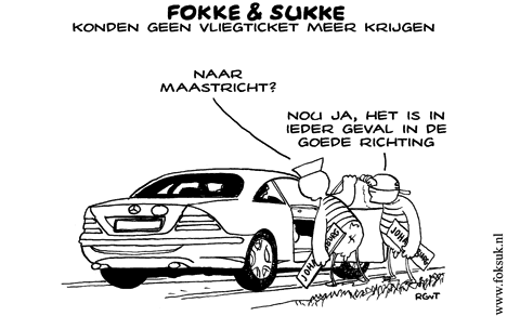 F&S konden geen vliegticket meer krijgen (NRC, wo, 07-07-10)