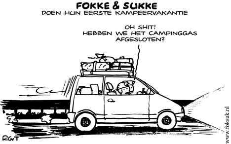 F&S doen hun eerste kampeervakantie (NRC, wo, 11-08-10)