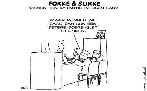 F&S boeken een vakantie in eigen land (NRC, ma, 16-08-10)