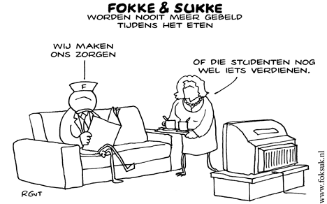 F&S worden nooit meer gebeld tijdens het eten (NRC, ma, 23-08-10)