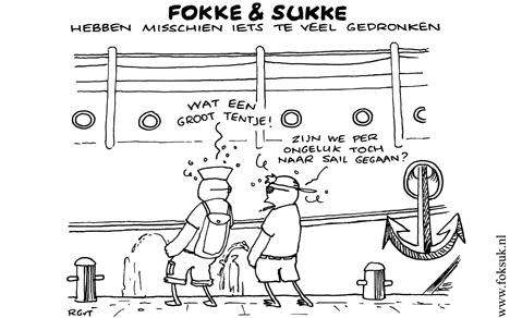F&S hebben misschien iets te veel gedronken (NRC, vr, 20-08-10)