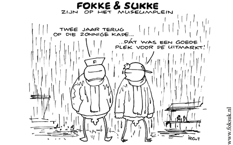 F&S zijn op het museumplein (NRC, za, 28-08-10)