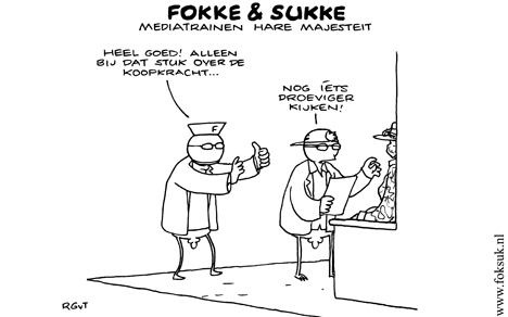 F&S mediatrainen Hare Majesteit (NRC, di, 21-09-10)