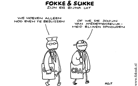 F&S zijn er bijna uit (NRC, za, 02-10-10)