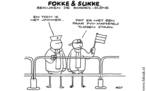 F&S bekijken de bordes-scène (NRC, do, 14-10-10)