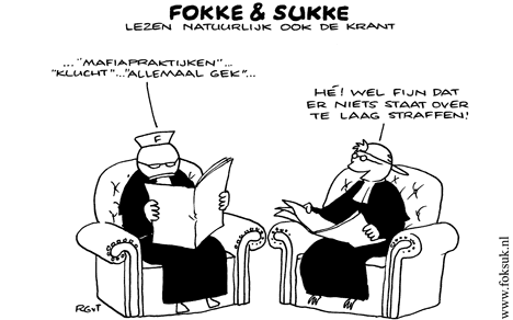 F&S lezen natuurlijk ook de krant (NRC, wo, 10-11-10)