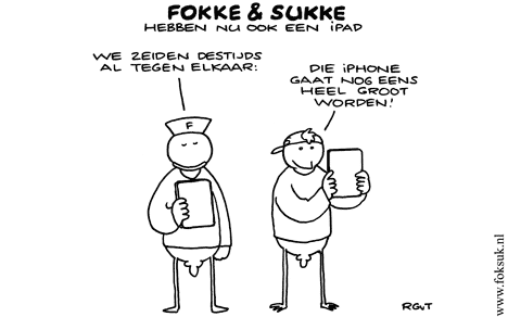 F&S hebben nu ook een iPad (NEXT, vr, 07-01-11)