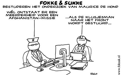 F&S bestuderen het onderzoek van Maurice de Hond (NEXT, ma, 10-01-11)