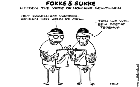 F&S hebben The Voice of Holland gewonnen (NEXT, ma, 24-01-11)