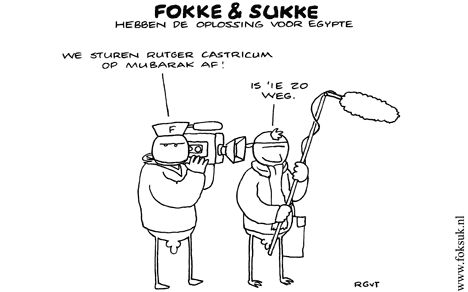 F&S hebben de oplossing voor Egypte (DWDD, wo, 02-02-11)