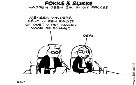 F&S hadden geen zin in dit proces (NRC, ma, 07-02-11)