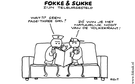 F&S zijn teleurgesteld (NRC, za, 05-03-11)