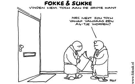 F&S vinden hem toch aan de grote kant (NEXT, ma, 07-03-11)