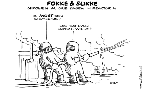 F&S sproeien al drie dagen in reactor 4 (NRC, za, 19-03-11)