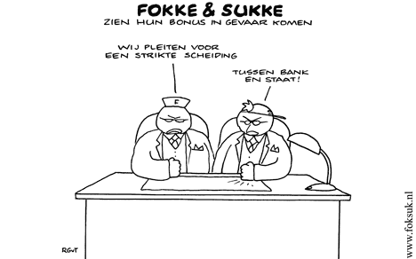 F&S zien hun bonus in gevaar komen (NRC, wo, 23-03-11)