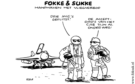 F&S handhaven het vliegverbod (NRC, za, 26-03-11)