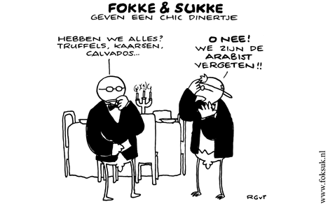 F&S geven een chic dinertje (NRC, wo, 13-04-11)