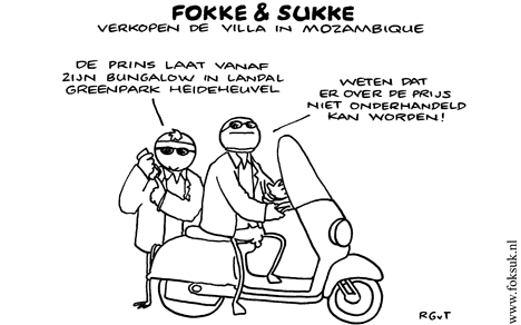 F&S verkopen de villa in Mozambique (NRC, ma, 18-04-11)