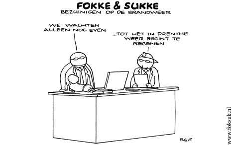 F&S bezuinigen op de brandweer (NRC, di, 26-04-11)