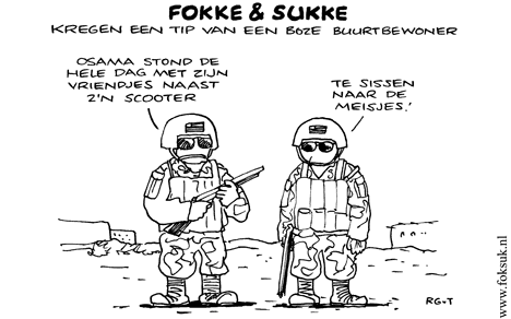 F&S kregen een tip van een boze buurtbewoner (NRC, di, 03-05-11)