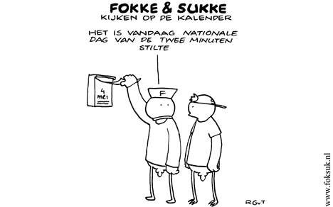 F&S kijken op de kalender (NRC, wo, 04-05-11)