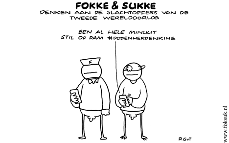 F&S denken aan de slachtoffers van de Tweede Wereldoorlog (NRC, wo, 04-05-11)