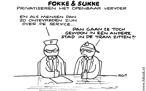 F&S privatiseren het openbaar vervoer (NRC, wo, 11-05-11)