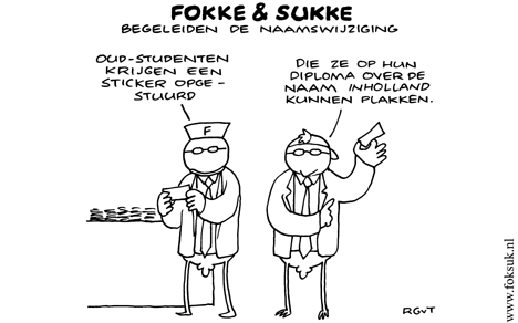 F&S begeleiden de naamswijziging (NRC, vr, 13-05-11)