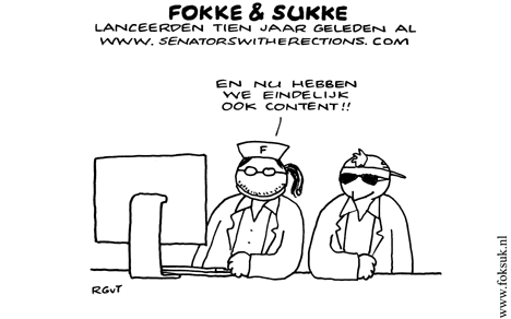 F&S lanceerden tien jaar geleden al www.senatorswitherections.com (NRC, do, 09-06-11)