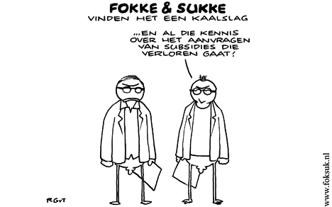 F&S vinden het een kaalslag (NRC, di, 28-06-11)