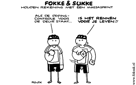F&S houden rekening met een massasprint (NRC, za, 09-07-11)