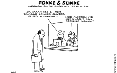 F&S werken bij de afdeling 'klachten' (NRC, do, 14-07-11)