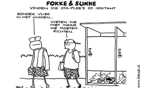 F&S vinden die sta-plee's zo iritant (Next, di, 26-07-11)