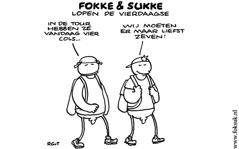 F&S lopen de Vierdaagse (NRC, do, 21-07-11)