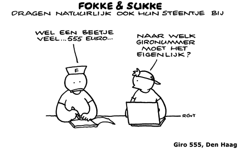 F&S dragen natuurlijk ook hun steentje bij (NRC, wo, 03-08-11)