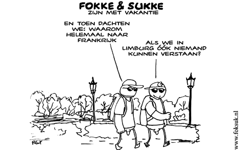 F&S zijn met vakantie (NRC, di, 09-08-11)