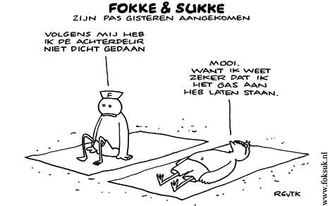 F&S zijn pas gisteren aangekomen (NEXT, di, 16-08-11)