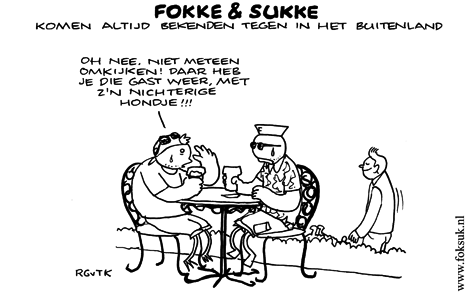 F&S komen altijd bekenden tegen in het buitenland (NEXT, do, 18-01-11)