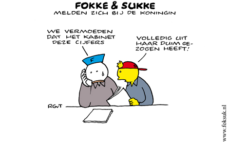 F&S melden zich bij de koningin (NRC, vr, 16-09-11)