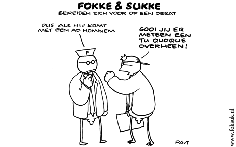 F&S bereiden zich voor op een debat (NEXT, di, 27-09-11)