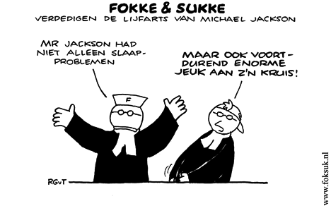 F&S verdedigen de lijfarts van Michael Jackson (NRC, wo, 28-09-11)