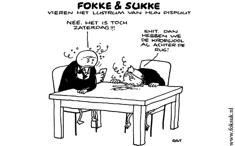 F&S vieren het lustrum van hun dispuut (NRC, za, 12-11-11)