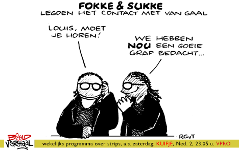 F&S legden het contact met Van Gaal (NRC, do, 17-11-11)